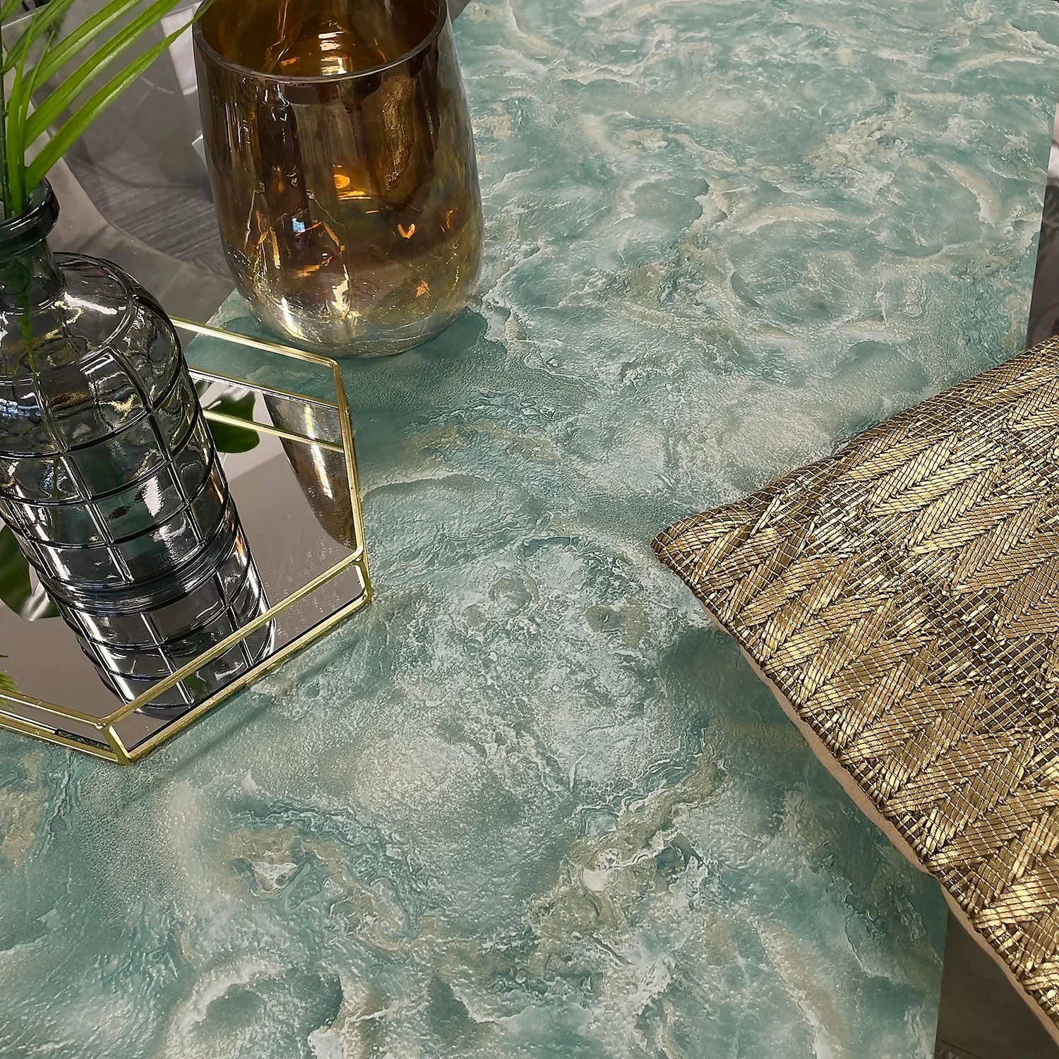 Belgravia Décor Marble Textured Green Wallpaper Belgravia Décor Marble Textured Green Wallpaper -Deals Furniture Store 13909705 1734981690883871