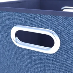 Clever Cube Fabric Insert - Set Of 2 - Steel Blue -Deals Furniture Store 13911397 1904981912917582