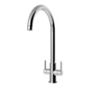 Franke Lina Twin Lever Tap Chrome