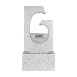 Stylish Fountain Ango Falls Garden Water Feature With LEDs -Deals Furniture Store 13947169 8335005844564823