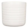 Scheurich Ripple White Indoor Pot - 20cm