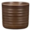 Scheurich Ripple Brown Indoor Pot - 23cm