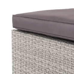 Alexandria Rattan Effect Garden Corner Sofa Set - Ash Grey -Deals Furniture Store 13971225 1575022704549355