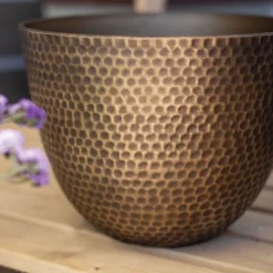 Suva Hammered Pot Bronze - 31cm 6 Suva Hammered Pot Bronze - 31cm -Deals Furniture Store 13973654 1945011805825082