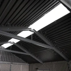 Lifetime 7x7ft Outdoor Storage Shed - Rough-Cut Grey 6 Lifetime 7x7ft Outdoor Storage Shed - Rough-Cut Grey -Deals Furniture Store 13997403 1605000055011244