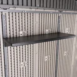 Lifetime 7x7ft Outdoor Storage Shed - Rough-Cut Grey 8 Lifetime 7x7ft Outdoor Storage Shed - Rough-Cut Grey -Deals Furniture Store 13997403 5775000055102387