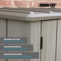 LIFETIME 1500L Vertical Storage Shed - Rough-Cut Brown -Deals Furniture Store 13997404 4544999835315715