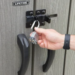 LIFETIME 1500L Vertical Storage Shed - Rough-Cut Brown -Deals Furniture Store 13997404 4774999835592939