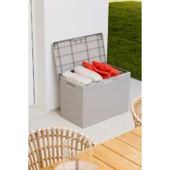 Toomax Garden Storage Box 160L - Warm Grey -Deals Furniture Store 13997480 1085004537305487