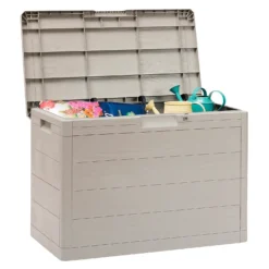 Toomax Garden Storage Box 160L - Warm Grey -Deals Furniture Store 13997480 1115004537171423