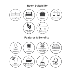 EGGER HOME Brown Perganti Walnut 8mm Aqua+ Laminate Flooring -Deals Furniture Store 13999105 2095014868716668