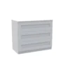 House Beautiful Realm Wide Chest Of Drawers - White Shaker (W) 900mm X (H) 756mm