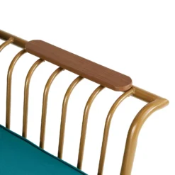 Omari Metal Garden Sofa Set - Teal & Gold -Deals Furniture Store 14005703 1125022638254731