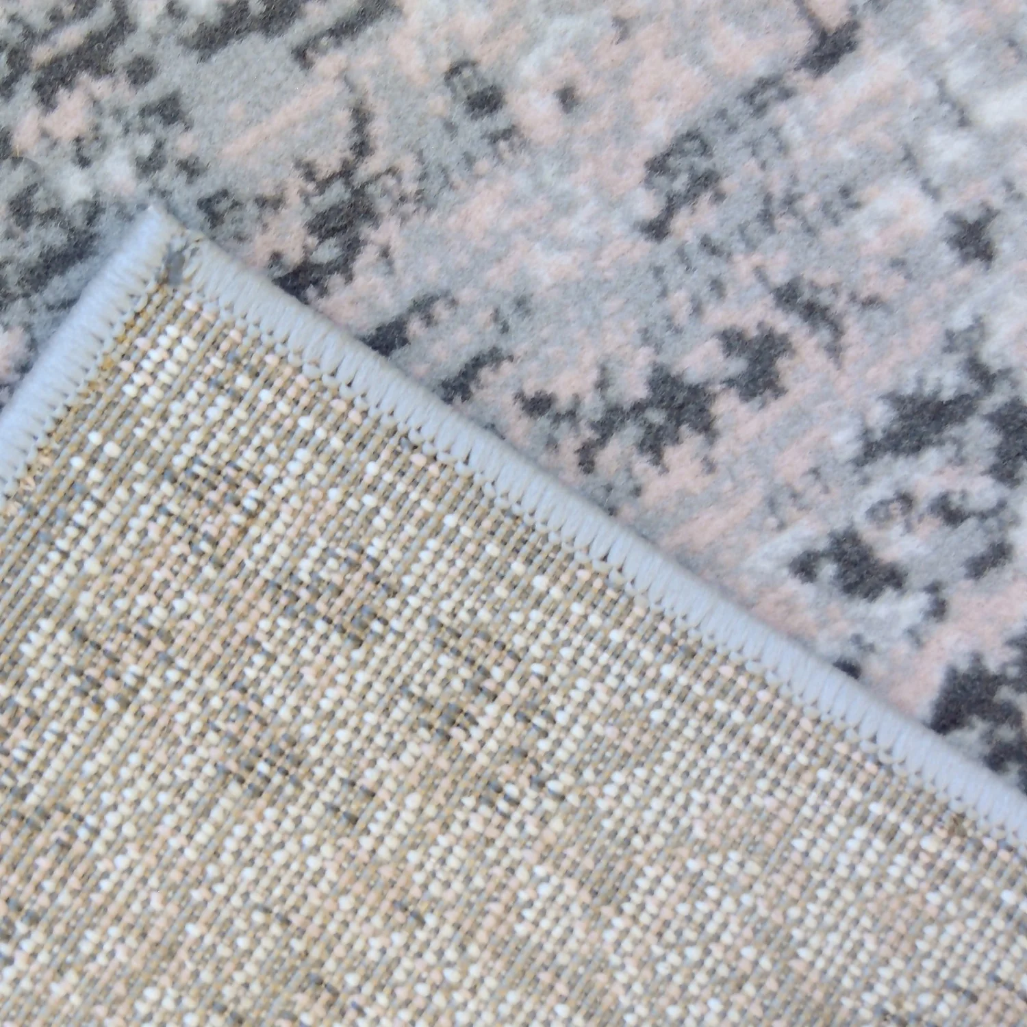 Traditional Runner - Grey & Pink - 67x200cm Traditional Runner - Grey & Pink - 67x200cm -Deals Furniture Store 14015926 1815006089750341