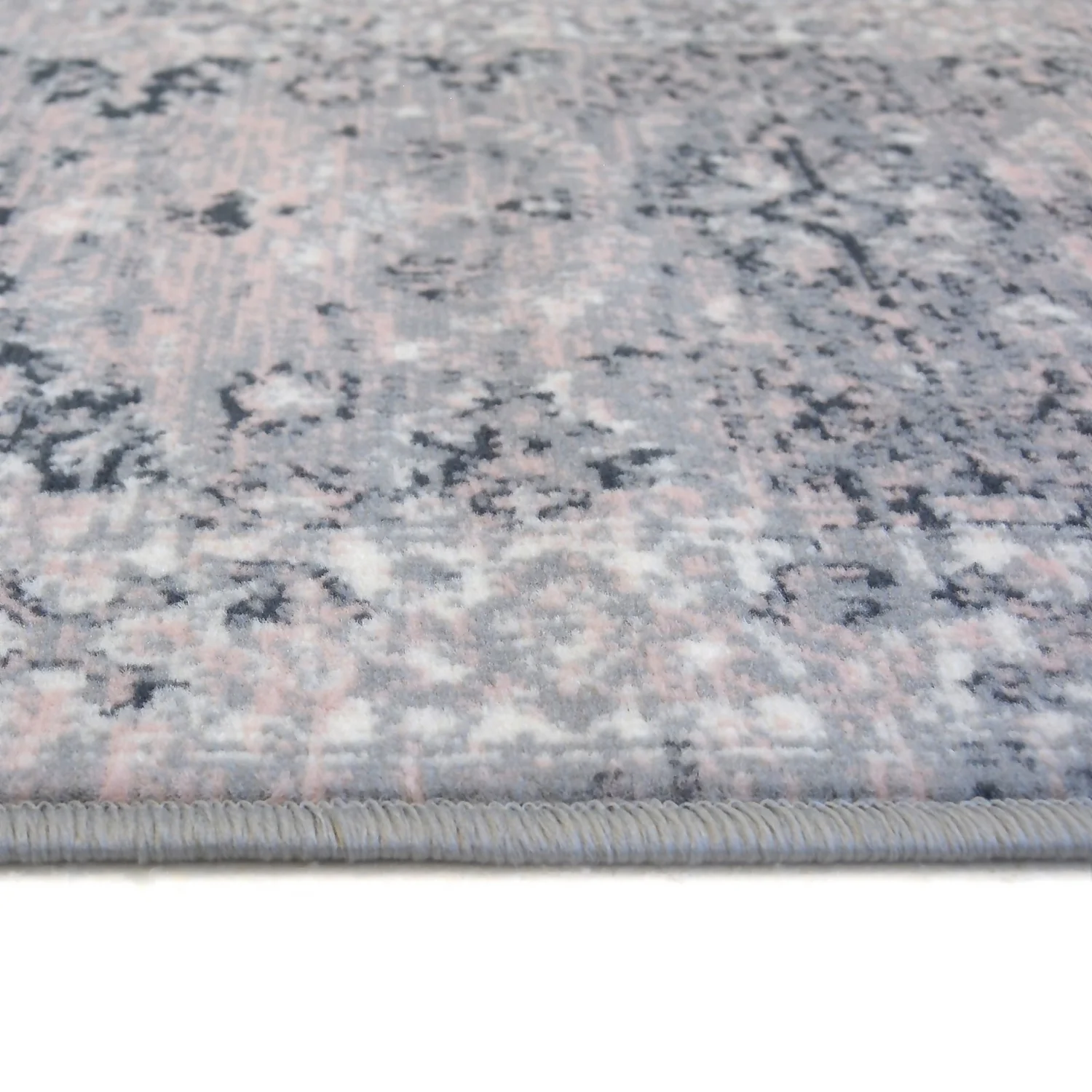 Traditional Runner - Grey & Pink - 67x200cm Traditional Runner - Grey & Pink - 67x200cm -Deals Furniture Store 14015926 2165006089697757