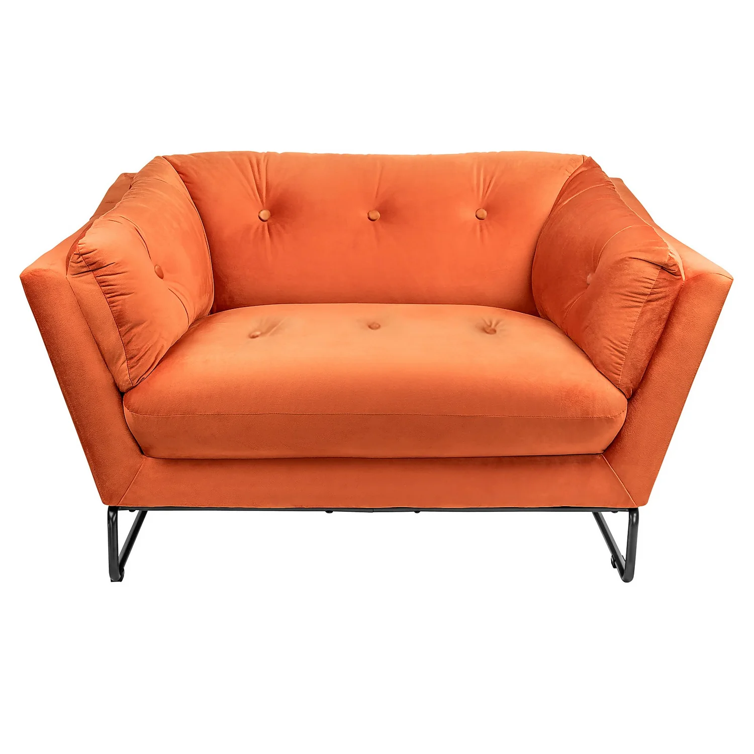 The Snuggler Button Chair - Burnt Orange The Snuggler Button Chair - Burnt Orange -Deals Furniture Store 14202653 1955045747628180